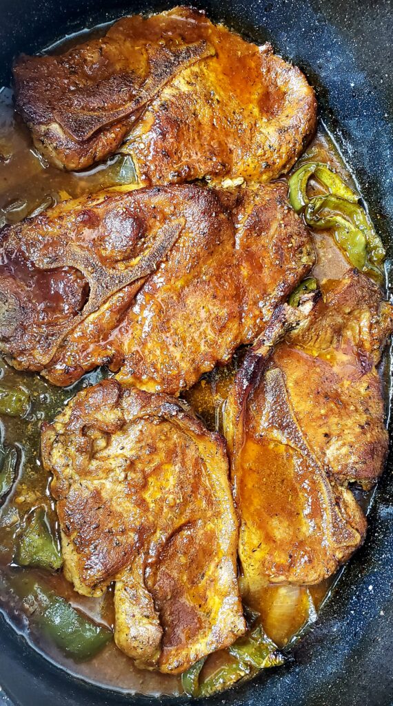 Oven Bake Pork Steak