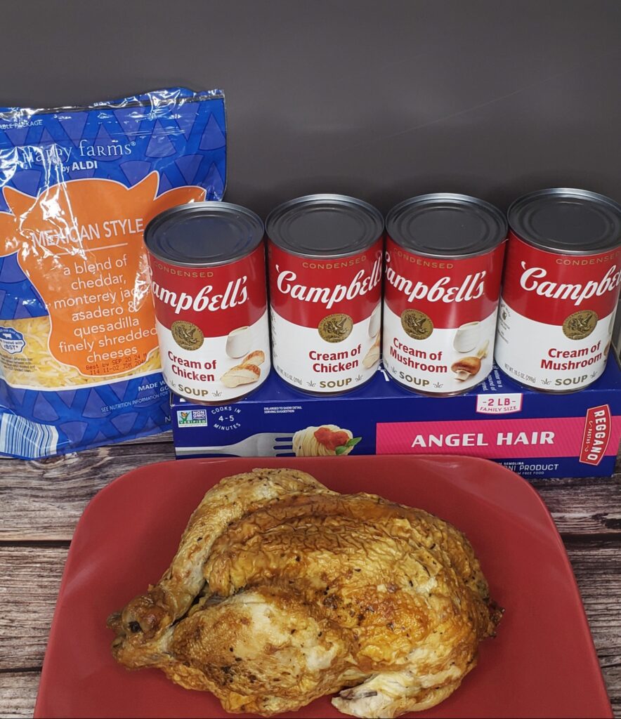 Bake Chicken Spaghetti Ingredients