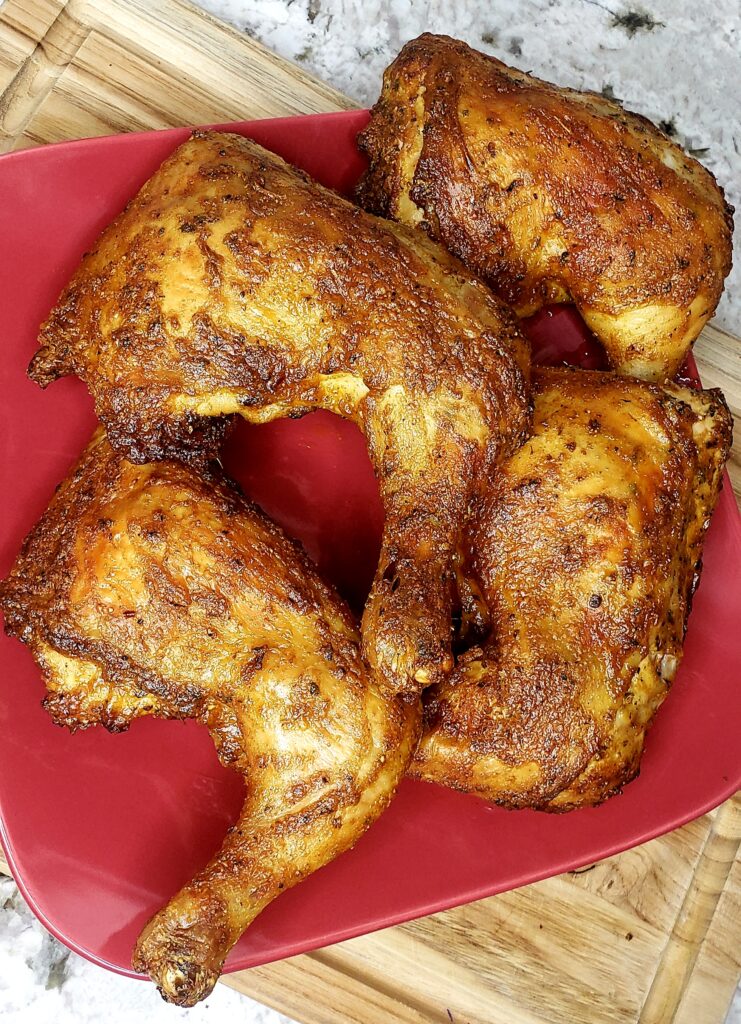 Easy Oven Baked Chicken Leg Quarters