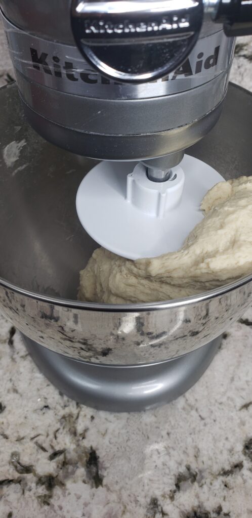 Mixing bread dough